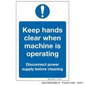 Keep Hands Clear - 16393 image