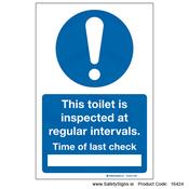 Toilet Inspection Check - 16424 image