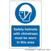 Safety Helmets with Chinstraps - 16502 image