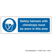 Safety Helmets with Chinstraps - 16503 image