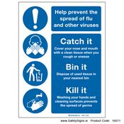 Prevent Spread of Flu and Viruses - 16671