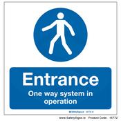 Entrance - One Way System - 16772 image