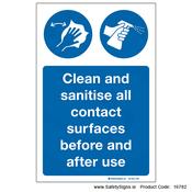 Clean Contact Surfaces - 16782 image