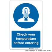 Check Temperature before Entering - 16791 image