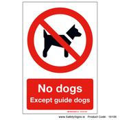 No Dogs - 18106