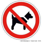 No Dogs (Circular) - 18196