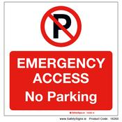 Emergency Access - No Parking - 18260