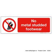 No Metal Studded Footwear - 18282 image