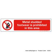 No Metal Studded Footwear - 18283 image