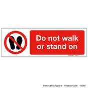 Do not Walk or Stand On - 18289 image