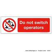 Do not Switch Operators - 18587 image