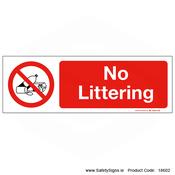 No Littering - 18602