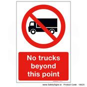 No Trucks Beyond this Point - 18625 image