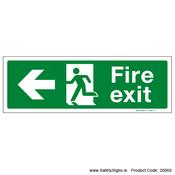 Fire Exit SG102 Arrow Left - 20060 image