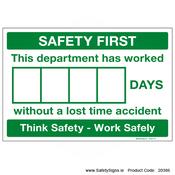 Number of Days Since Last Accident (Department) - 20386
