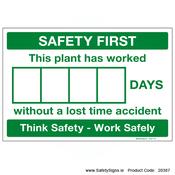 Number of Days Since Last Accident (Plant) - 20387