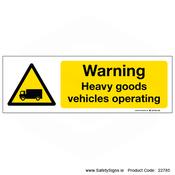 Heavy Goods Vehicles Operating - 22785