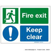 Fire Exit Keep Clear - 28028 image