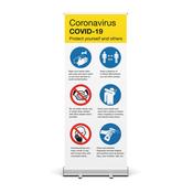 Coronavirus Covid-19 - Pullup Banner - 62007