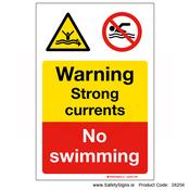 Strong Currents No Swimming - 28256 image