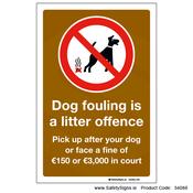 No Dog Fouling - 34088