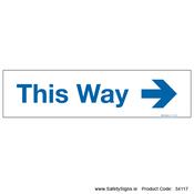 This Way - Arrow Right - 34117