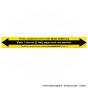 Social Distancing - FloorSign - 62005