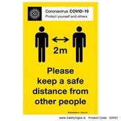 Covid-19 Keep a Safe Distance - 62093 image