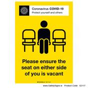 Ensure Seats either Side are Vacant - 62117