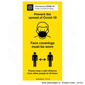 Covid-19 Face Coverings and Safe Distance - 62153