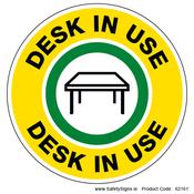 Desk in Use (Circular) - 62161