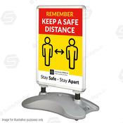 Keep a Safe Distance - A1 Windmaster Stand - 62166