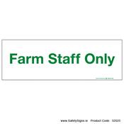 Farm Staff Only - 32025