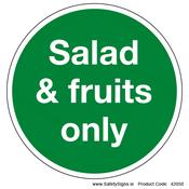 Salad and Fruits Only (Circular) - 42050 image