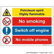 Petroleum Spirit Flammable - 14131