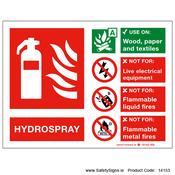 Fire Extinguisher SG16 Hydrospray - 14153