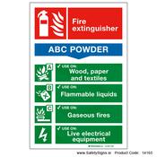 Fire Extinguisher SG15 ABC Powder - 14165