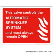 Fire Sprinkler System Valve - 14182