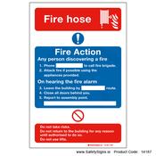 Fire Action with Fire Hose - 14187