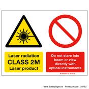 Laser Radiation - Class 2M - 28162 image