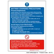 Battery Charging Precautions - 28175
