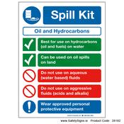 Spill Kit - Hydrocarbons - 28182