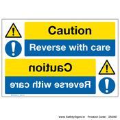 Reverse with Care - MirrorSign - 28280