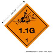 Class 1 - Explosive 1.1G - 30028