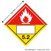 Class 5.2 - Organic Peroxides - 30107