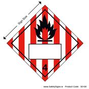 Class 4.1 - Flammable Solids - 30108