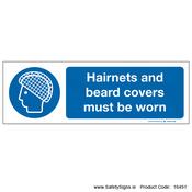 Wear Hairnets and Beard Covers - 16491
