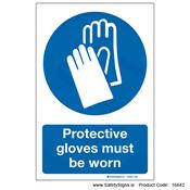 Protective gloves must be worn - 16642