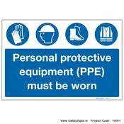 PPE must be worn - 16681 image