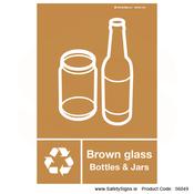 Brown Glass Bottles and Jars - 56049